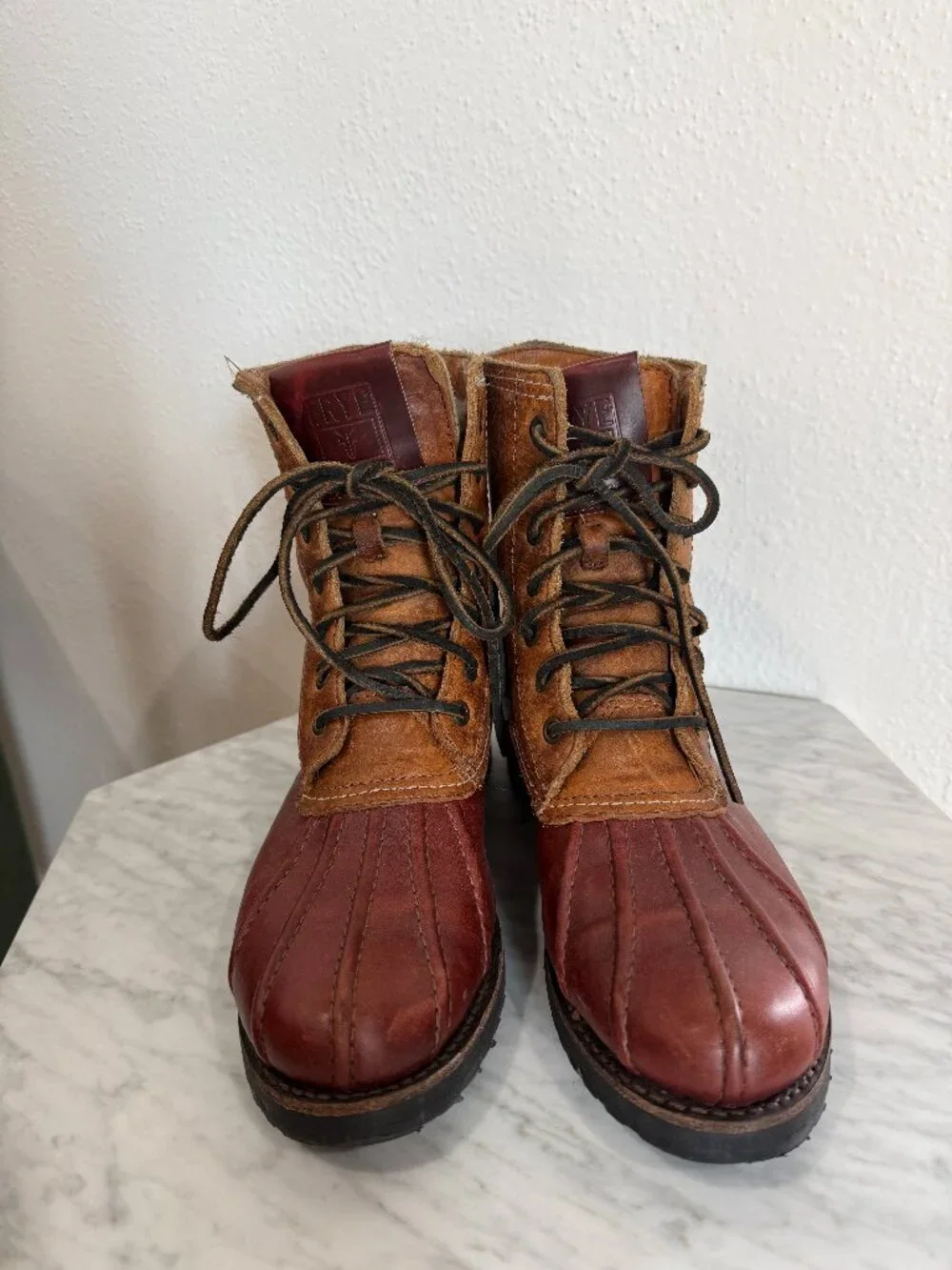 Frye Leather Duck Boots